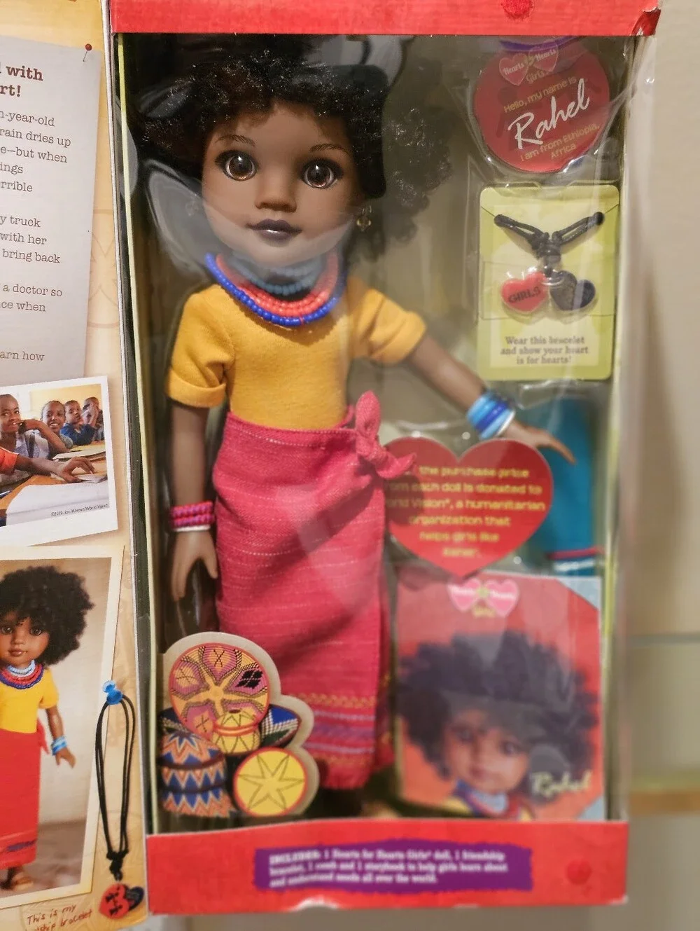 Rachel From Ethiopia Doll...Hearts For Hearts. 14